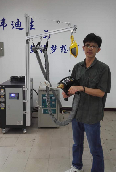便携分体式自带冷水机加热钎焊机设备